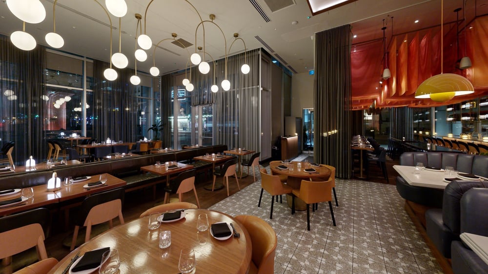 Sample of seating at Minami Toronto