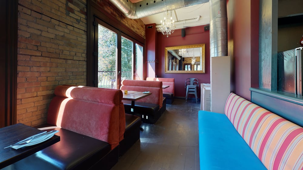 Sample of seating at Barrio Cerveceria