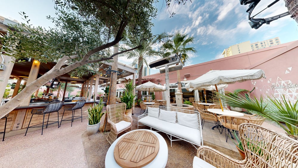 Sample of seating at Palma